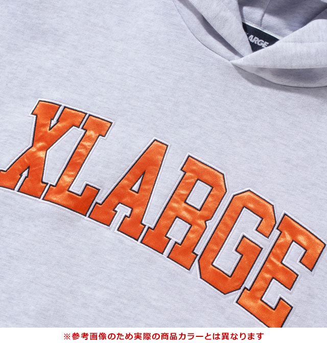 エクストララージ XLARGE メンズ カレッジロゴ フーデッドスウェット