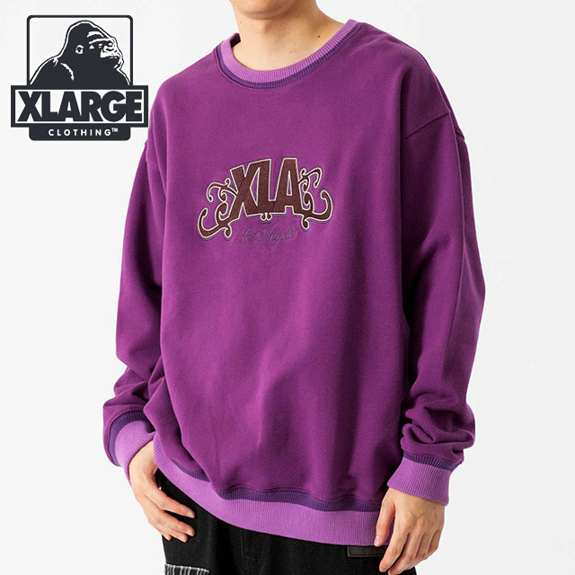 XLARGE（エクストラ ラージ） メンズ エンブロイダード クルーネック 