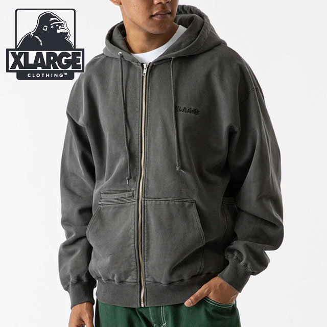 XLARGE（エクストラ ラージ） メンズ ピグメントダイ ワークジップ