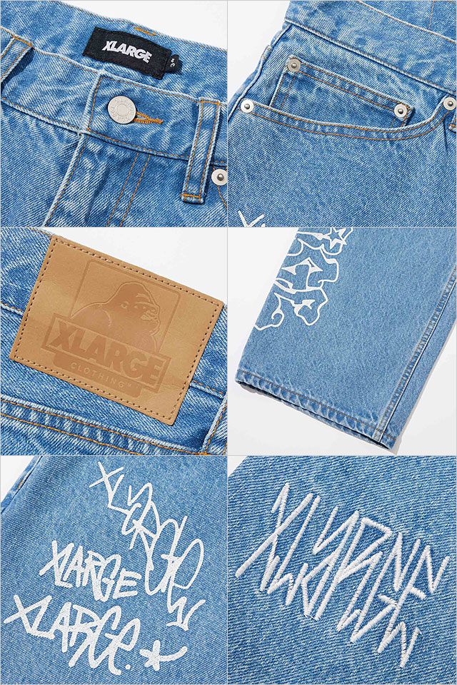 XLARGE（エクストラ ラージ） メンズ グラフィティ デニムパンツ