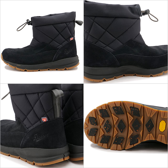 ダナー Danner メンズ ブーツ クラウドキャップ 38521 FW23 CLOUD CAP 靴 防水 中綿 ウィンターブーツ BLACK｜mischiefstyle｜03