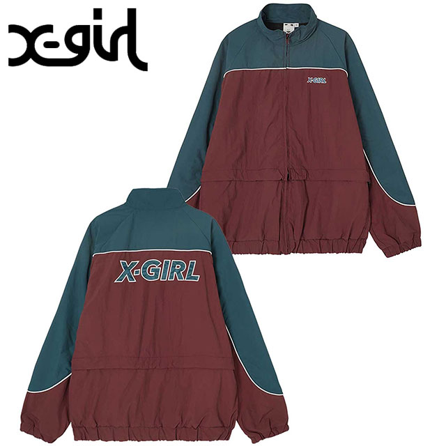 X-girl（エックスガール） レディース コントラストパイピング 