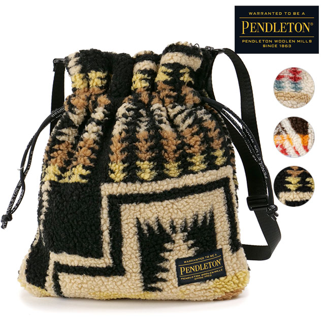 ペンドルトン PENDLETON ボアドローバッグ PDT-000-233017 FW23 BOA DRAWBAG メンズ・レディース 鞄 巾着バッグ ショルダーバッグ