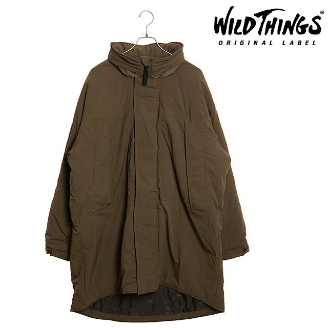 ワイルドシングス WILD THINGS メンズ ツールズ レベル8 モンスターパーカー WT23101SN FW23 W2LS LEVEL8 MONSTER PARKA ナイロンジャケット 撥水 KHAKI :10076716:SHOETIME