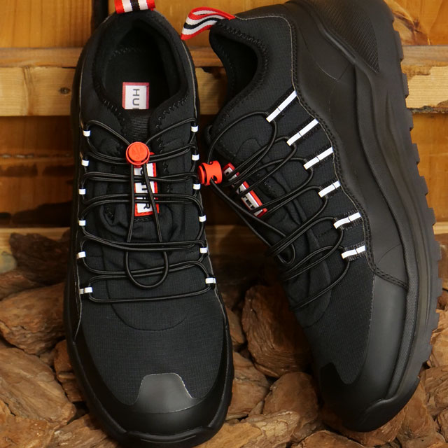 ハンター HUNTER メンズ トラベル ミッド トレーナー スニーカー MFK1000PTP-BLK HUNTER（ハンター） メンズ スニーカー トラベルミッドトレーナー