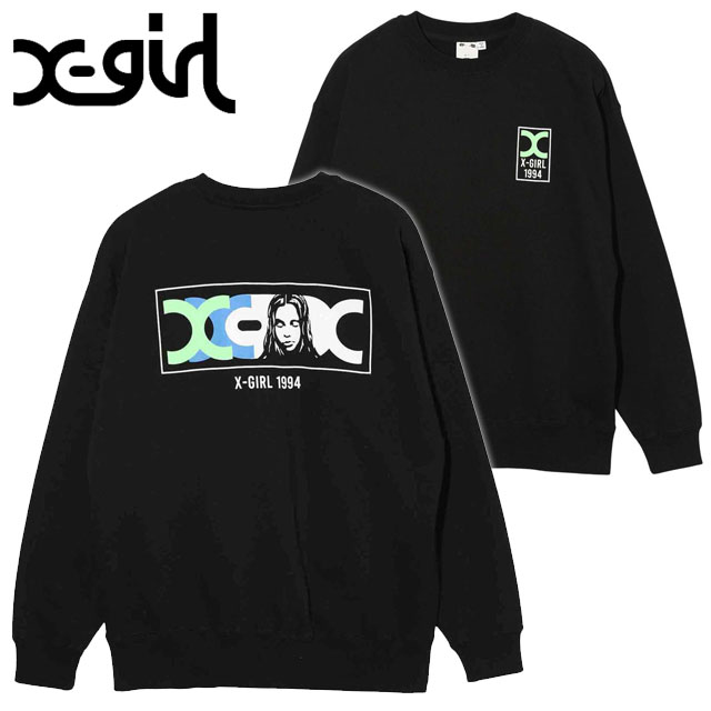 X-girlスウェット SALE】エックスガール X-girl レディース エックスフェイス