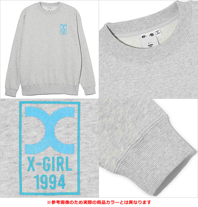 ☆新品タグ付き　X-girl スウェット　トレーナー　トップス　グレー　M 楽天市場】x-girl スウェット（カラーグレー）の通販