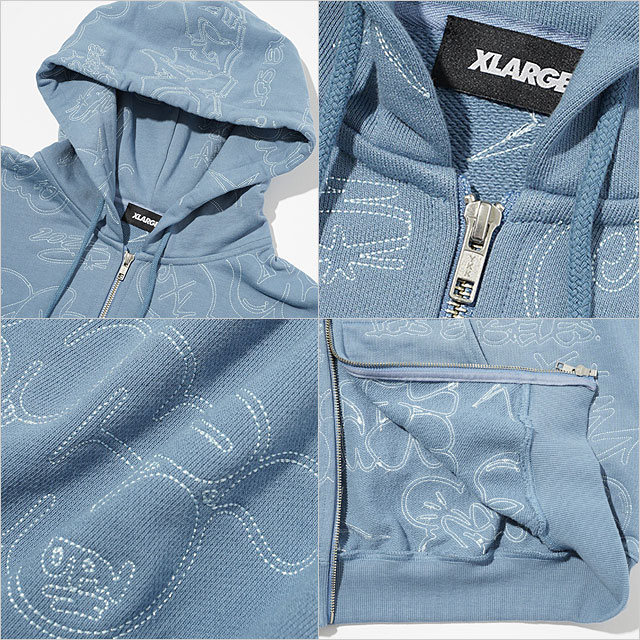 XLARGE エクストララージ エンブロイダードオールオーバーロゴ