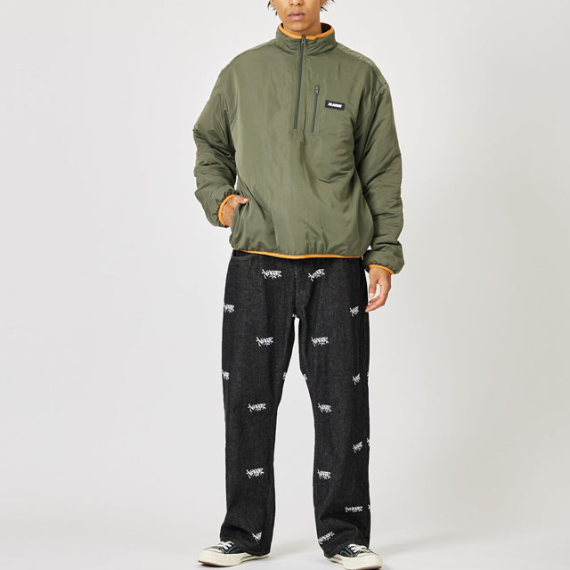 XLARGE（エクストラ ラージ） メンズ ハーフジップ パイピング 