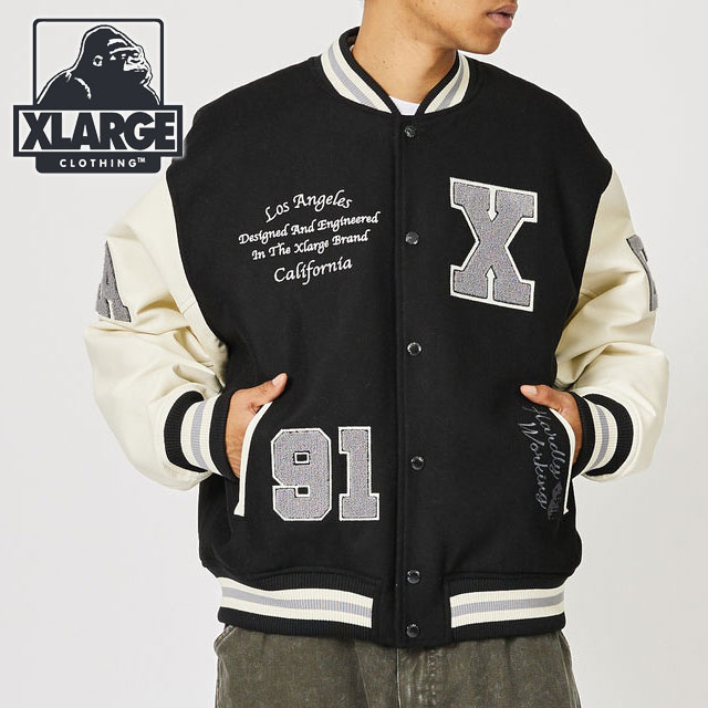 最新デザインの スカジャン Xlarge ブラック ANGELES LOS ジャケット・アウター