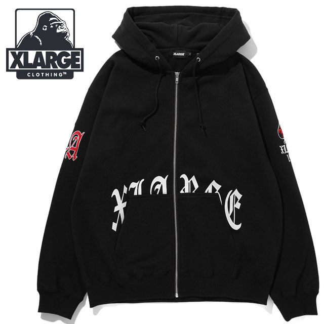 エクストララージ XLARGE オールドイングリッシュロゴ ジップ