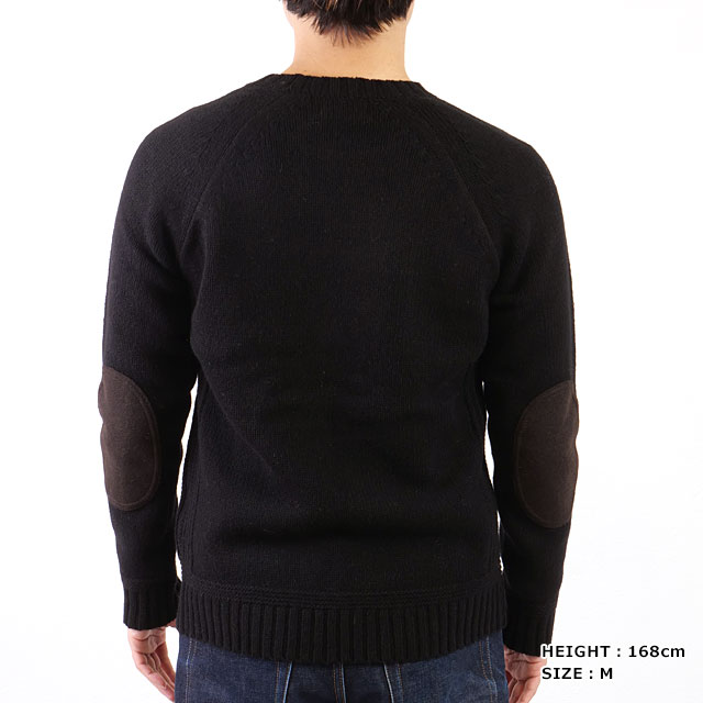 ソリア Soglia ランドノア セーター FW23 LANDNOAH Sweater メンズ・レディース トップス クルーネック ニット 日本製 Black 正規取扱店_5