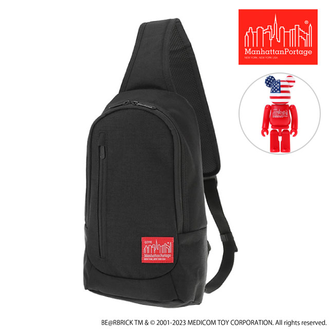 マンハッタンポーテージ Manhattan Portage リトルイタリア クロスボディバッグ ベアブリック MP1927BE＠RBRICK23 FW23 :10077017:SHOETIME