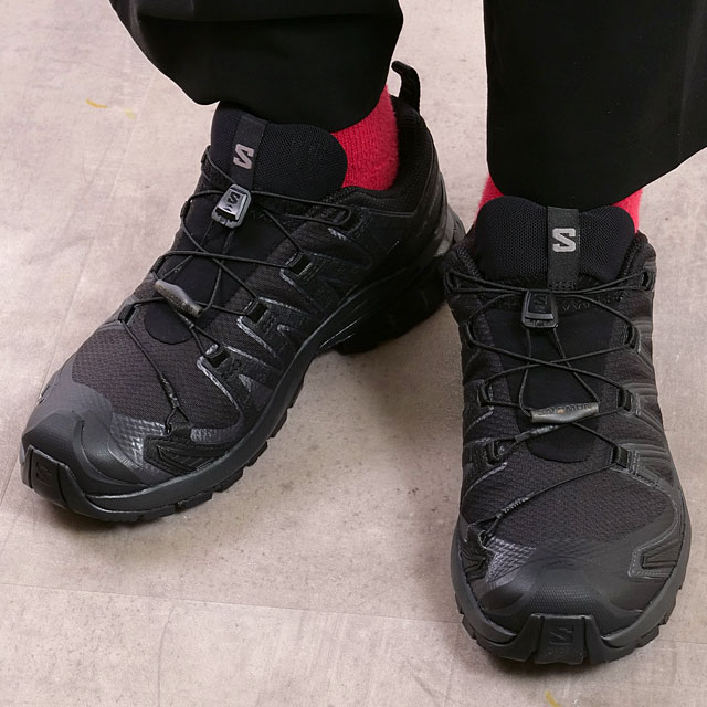 Salomon ランニングシューズ ブラック／ネイビー 23センチ SALOMON サロモン レディース トレイルランニングシューズ