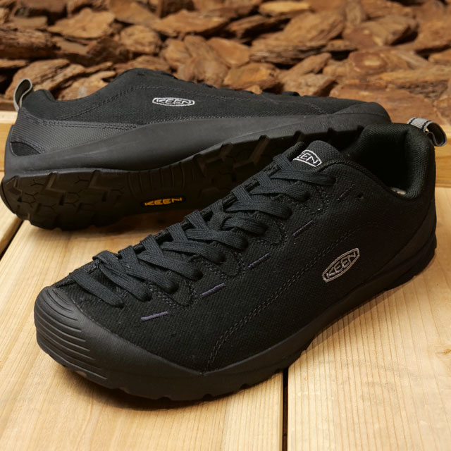 返品交換送料無料 キーン KEEN メンズ スニーカー ジャスパー キャンバス 1028559 SS24 M JASPER CANVAS 靴 キャンプ アウトドア Black｜mischiefstyle