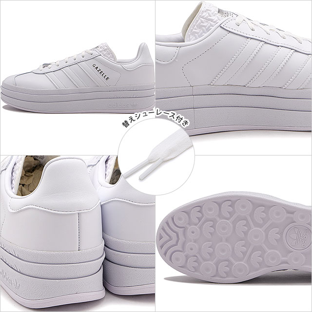 スニーカー ADIDAS GAZELLE BOLD IE5130 4FK1666 adidas Gazelle Bold Athletic Shoe - Big Kid - Clear Sky