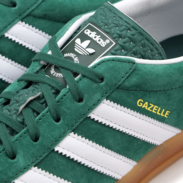 アディダス オリジナルス adidas Originals スニーカー ガゼル インドア NKF64 IG1596 SS24 GAZELLE INDOOR カレッジグリーン フットウェアホワイト ガム｜mischiefstyle｜04