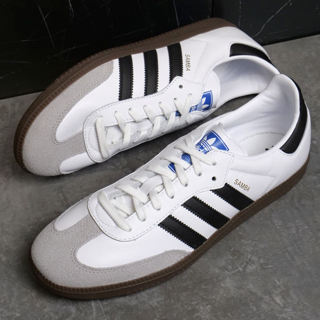 アディダス オリジナルス adidas Originals スニーカー サンバ OG BSZ08 B75806 SS24 SAMBA OG フットウェアホワイト コアブラック クリアグラナイト｜mischiefstyle