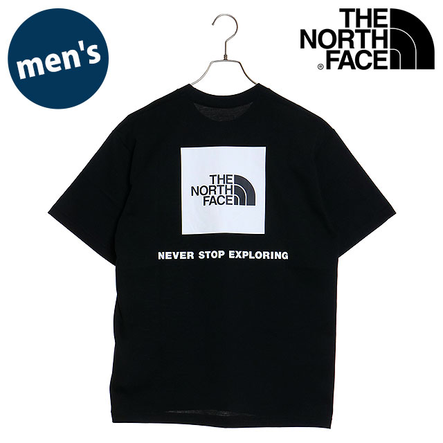 ザ・ノース・フェイス THE NORTH FACE メンズ ショートスリーブバックスクエアロゴティー NT32447-K SS24 S S Back Square Logo Tee Tシャツ ブラック｜mischiefstyle