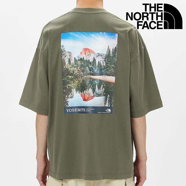 ザ・ノース・フェイス THE NORTH FACE メンズ ショートスリーブヨセミテシーナリーティー NT32436-NT SS24 S S Yosemite Scenery Tee TNF ニュートープ｜mischiefstyle