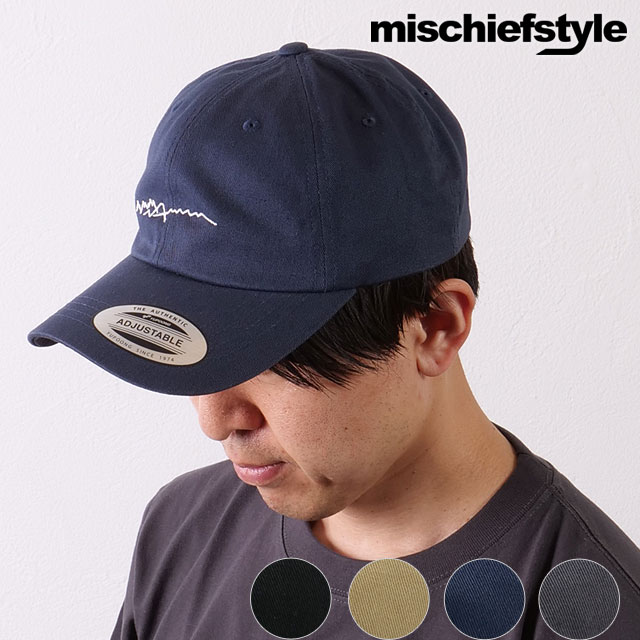 ミスチーフスタイル mischiefstyle ジョウモウサンザンロゴ キャップ