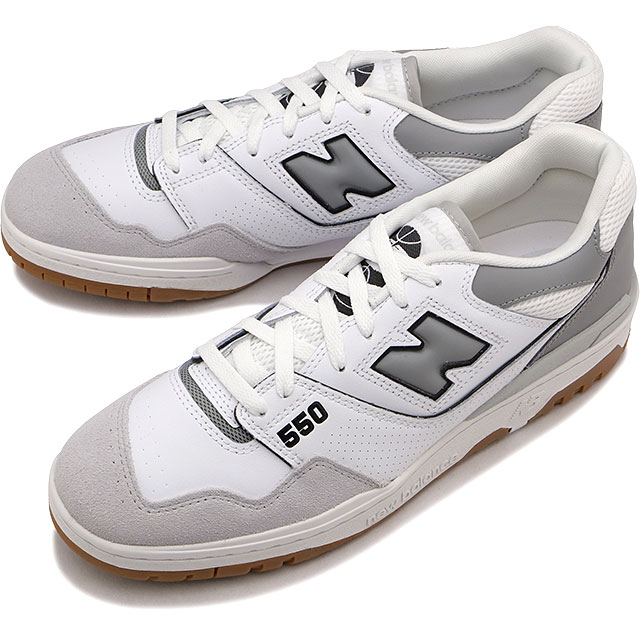 ニューバランス NEWBALANCE スニーカー BB550 BB550ESC SS24 メンズ・レディース 靴 Dワイズ WHITE GRAY｜mischiefstyle｜02