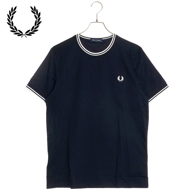 FRED PERRY（フレッドペリー） メンズ ツイン ティップド Tシャツ