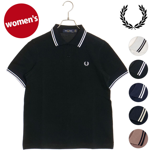 フレッドペリー FRED PERRY レディース ツイン ティップド フレッドペリーシャツ G3600 SS24 TWIN TIPPED FRED PERRY SHIRT トップス 半袖 定番 ポロシャツ