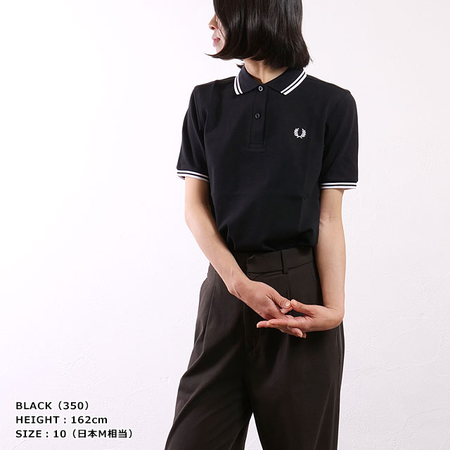 フレッドペリー　ポロシャツブラック FRED PERRY（フレッドペリー） ポロシャツ The Fred Perry Shirt - M2