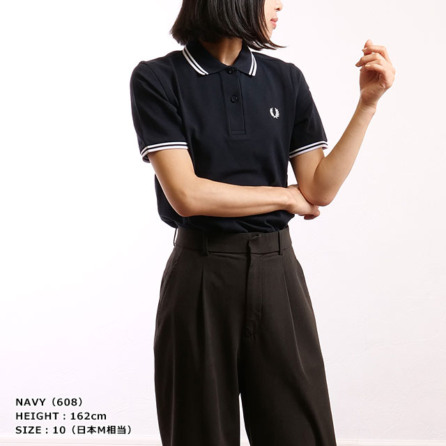 FRED PERRY（フレッドペリー） ポロシャツ ツイン ティップド フレッド