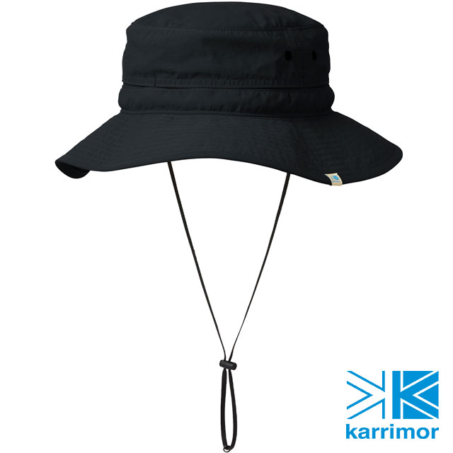カリマー Karrimor ベンチレーションクラシック ST 100773-9000 SS24 ventilation classic ST メンズ・レディース 帽子 アウトドア 撥水 UVケア 防臭 Black｜mischiefstyle｜02
