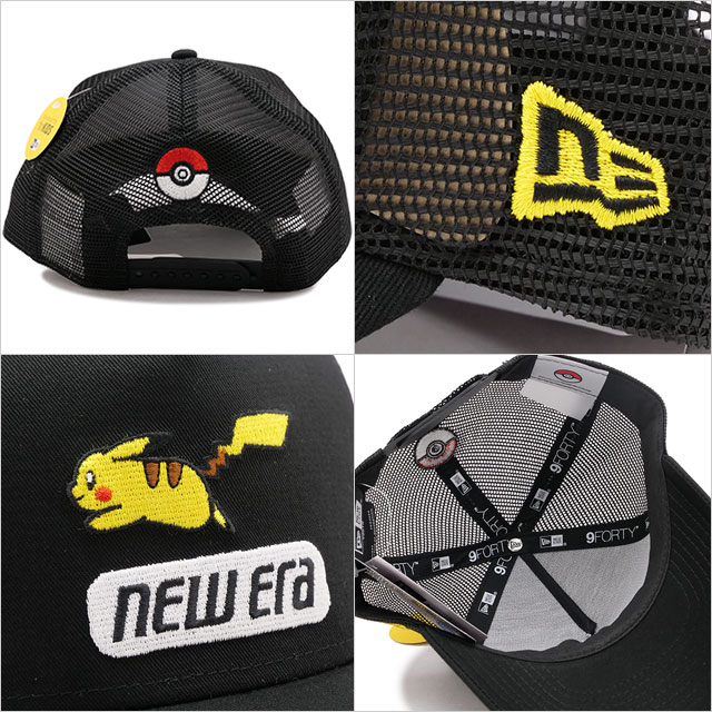 NEW ERA（ニューエラ） キッズ メッシュキャップ ポケモン ピカチュウ