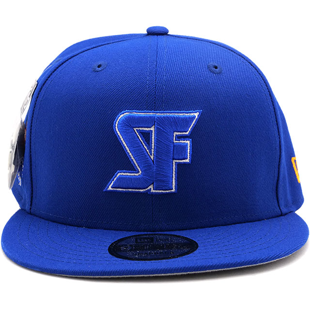 ポ*チ様 シーフードヌードル　キャップ 青　ニューエラ NEW ERA（ニューエラ） コラボキャップ カップヌードル シーフード