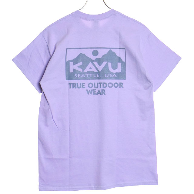 カブー KAVU メンズ トゥルーロゴTシャツ 19822032 SS24 TRUE LOGO Te...