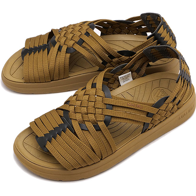 マリブサンダルズ MALIBU SANDALS サンダル キャニオン [MS060022 SS24] CANYON メンズ・レディース ワラチサンダル ポリエステル×ヴィーガンレザー COYOTE/COYOTE MALIBU SANDALS（マリブサンダルズ） サンダル キャニオン MS060022