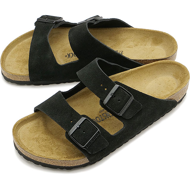 ビルケンシュトック BIRKENSTOCK メンズ サンダル アリゾナ 1027152 SS24 ARIZONA BS ドイツ製 コンフォートサンダル 健康サンダル BLACK | SUEDE-LEATHER｜mischiefstyle｜02