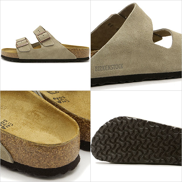 ビルケンシュトック BIRKENSTOCK サンダル アリゾナ 51461 51463 SS24 ARIZONA BS メンズ・レディース ドイツ製 TAUPE | SUEDE-LEATHER｜mischiefstyle｜03