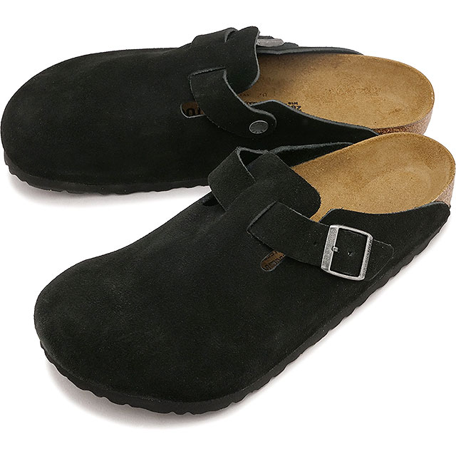 ビルケンシュトック BIRKENSTOCK サンダル ボストン ベロア 1027067 1027142 SS24 BOSTON BS VL ドイツ製 BLACK | SUEDE-LEATHER｜mischiefstyle｜02