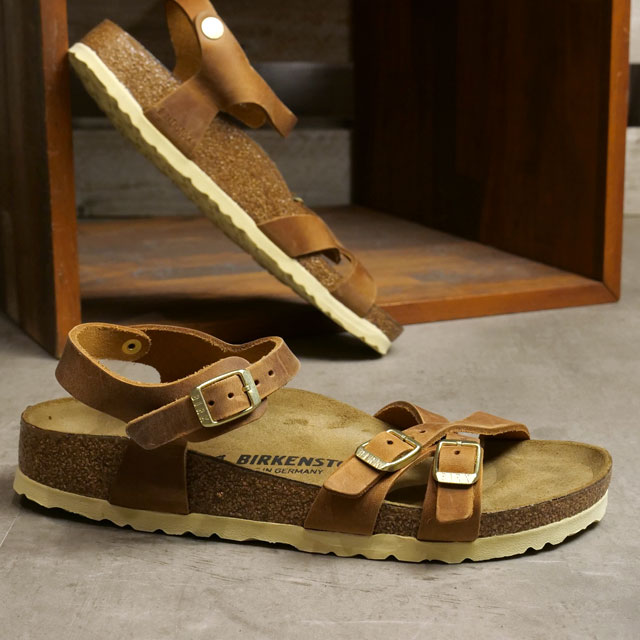 ビルケンシュトック BIRKENSTOCK レディース サンダル クンバ 1021489 SS24 KUMBA ドイツ製 コンフォートサンダル 健康サンダル COGNAC | OILED-LEATHER｜mischiefstyle