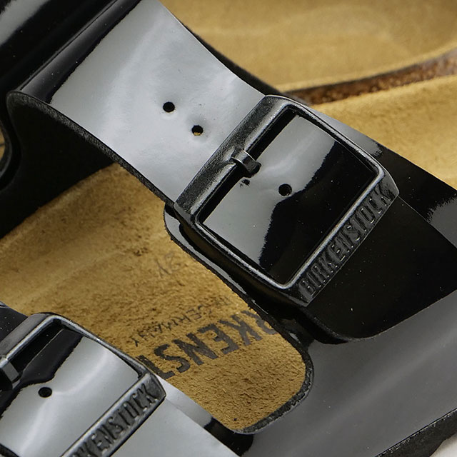 【美品】BIRKENSTOCK　サンダル　25センチ　ブラック　ゴールド BIRKENSTOCK（ビルケンシュトック） サンダル アリゾナ ビッグバックル