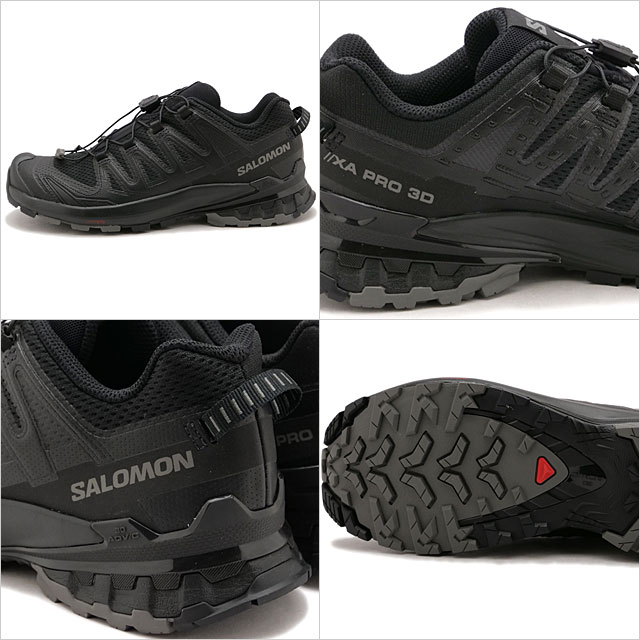 サロモン SALOMON レディース トレイルランニングシューズ L47272700 SS24 XA PRO 3D V9 W 靴 スニーカー アウトドア Black Phantom Pewter｜mischiefstyle｜03