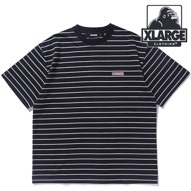 XLARGE エクストララージ メンズ ストライプ ショートスリーブT