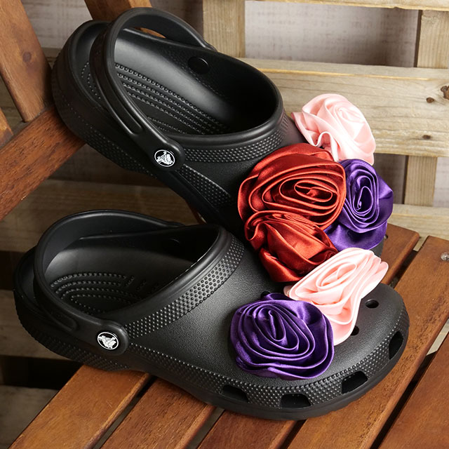 クロックス crocs サンダル クラシック ロゼット クロッグ 210388-001 FW24 Classic Rosette Clog レディース  靴 軽量 オフィス履き 薔薇 Black : 10078518 : SHOETIME - 通販 - Yahoo!ショッピング