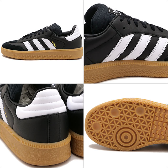 アディダスオリジナルス adidas Originals スニーカー サンバ XLG NJX37 IE1379 FW24 SAMBA XLG 厚底 コアブラック フットウェアホワイト ガム｜mischiefstyle｜03