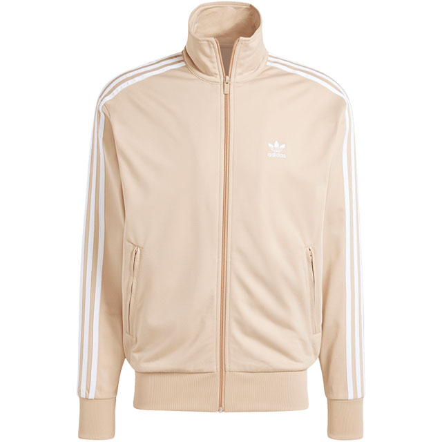 1949_1 美品 adidas フェイクレザーファイヤーバード ベージュ M adidas フェイクレザー ファイヤーバード トラックスーツジャケット
