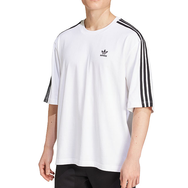 アディダスオリジナルス adidas Originals オーバーサイズTシャツ JMM61 IZ2474 FW24 OVERSIZE TEE メンズ  トップス 半袖 ビッグシルエット ホワイト