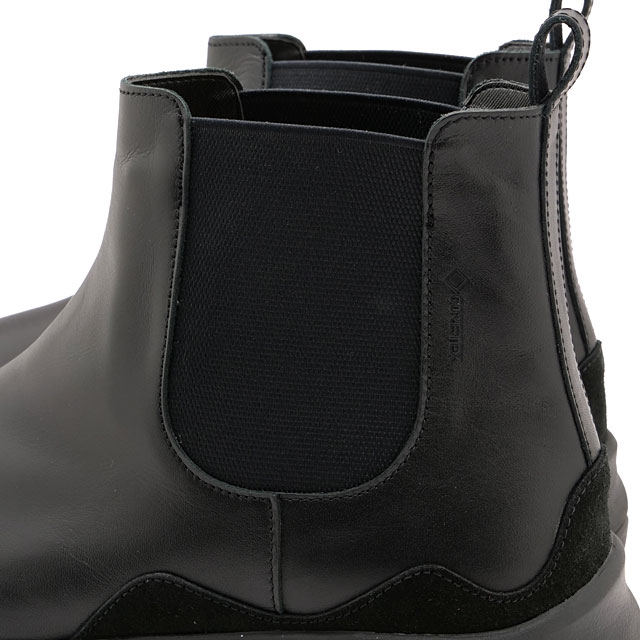 返品送料無料 スピングル SPINGLE スニーカー サイドゴア SP1902-05 FW24 SP-1902 メンズ 日本製 カウレザー GORE-TEX Vibramソール Black 正規取扱店の画像