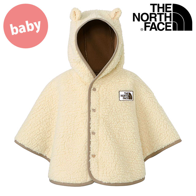 Yahoo! Yahoo!ショッピング(ヤフー ショッピング)ザ・ノース・フェイス THE NORTH FACE ベビーカドルフリースポンチョ NAB72402-GL B Cuddle Fleece Poncho 赤ちゃん ボアフリースケープ グラベル 正規取扱店