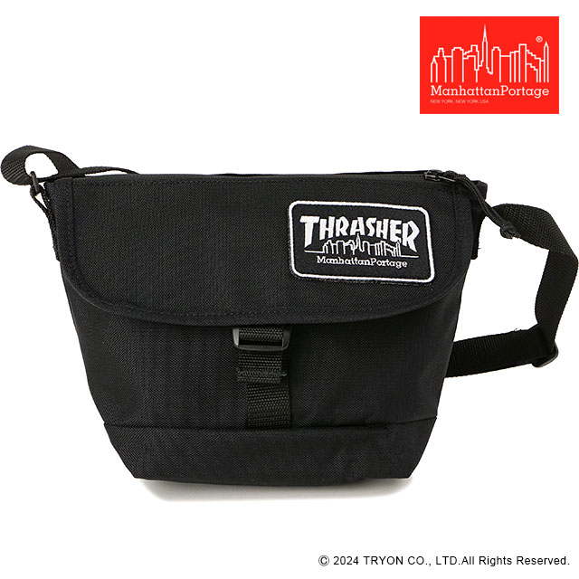 マンハッタンポーテージ Manhattan Portage ナイロンメッセンジャーバッグ フラップシッパーポケット スラッシャー MP1603FZPEPTHRASHER FW24 正規取扱店