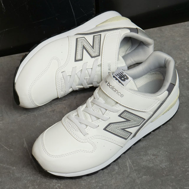 17.0〜24.0cm ニューバランス NEWBALANCE スニーカー YV996 YV996BF3 FW24 男の子・女の子 キッズ 子供靴 レディース Mワイズ E〜2E相当 WHITE